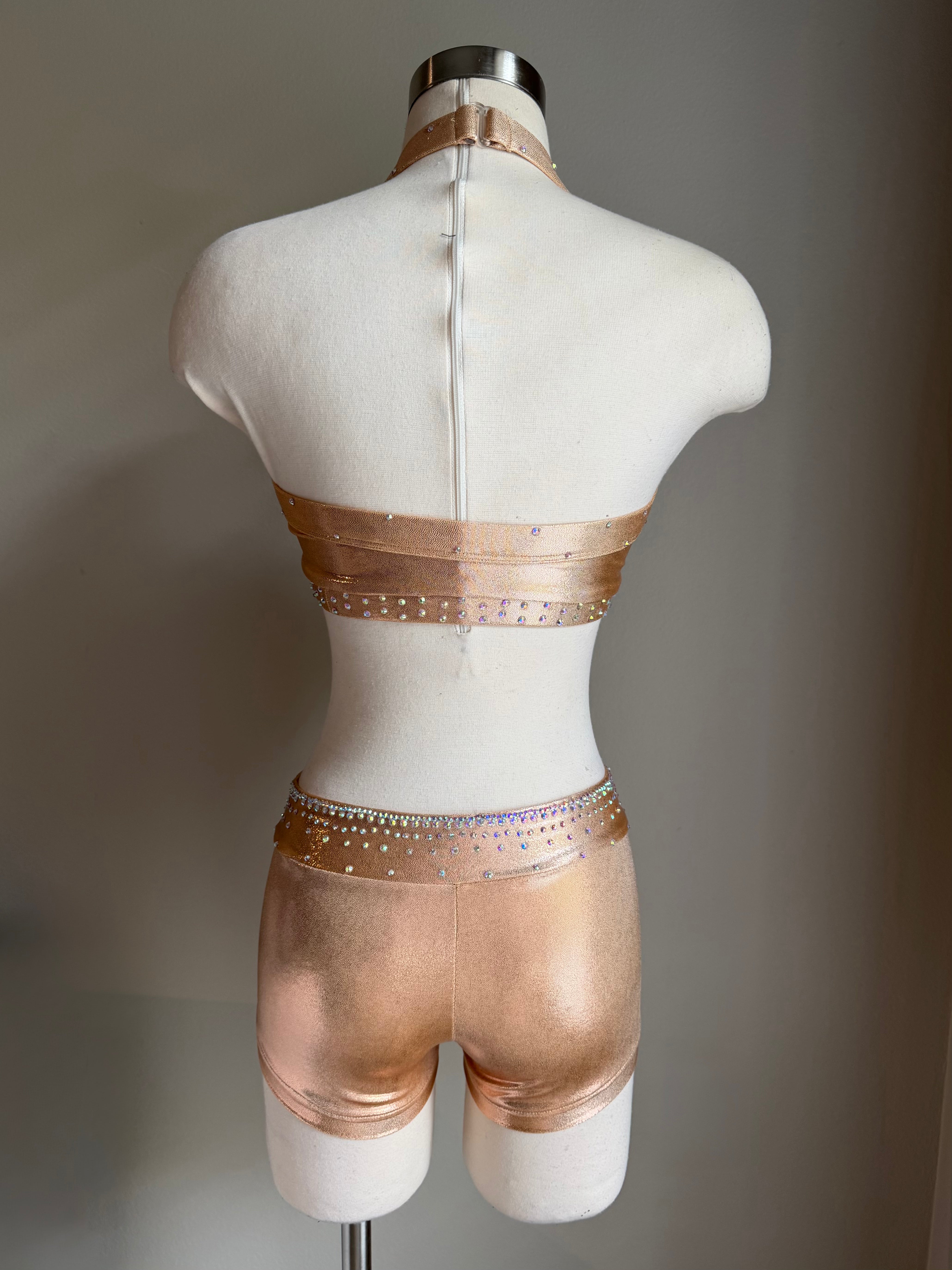 Rose Gold Metallic Sweetheart Set - Small