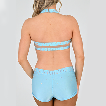 Aqua Sweetheart Mesh Detail Set - Medium