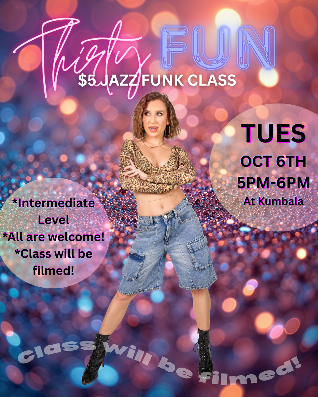 Melanie's 31st Bday Jazz Funk Class 10/6