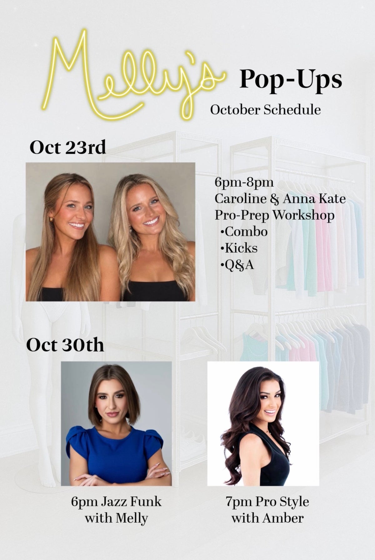 All October Pop Up Classes Bundle