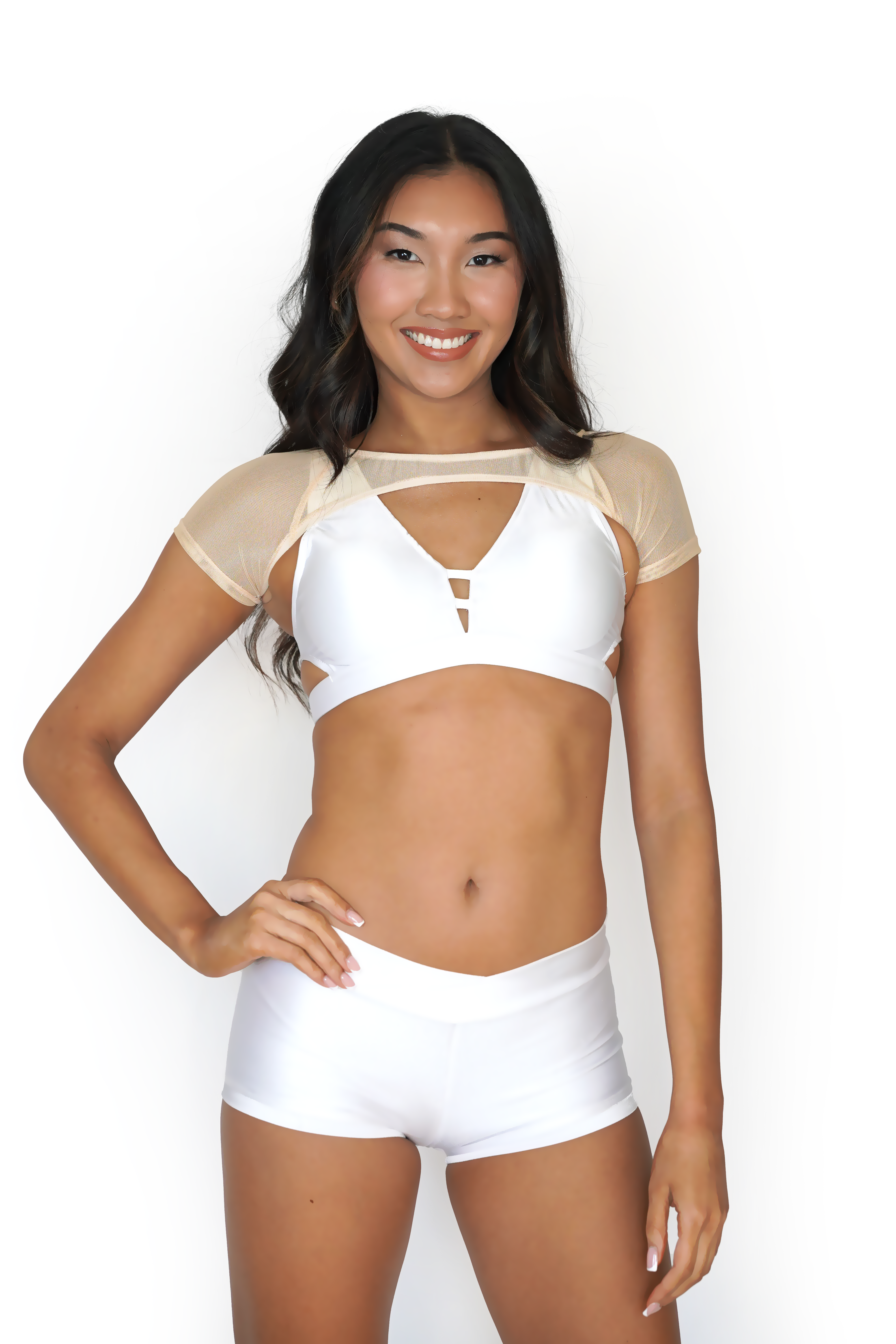 Beige Mini Bolero - Small