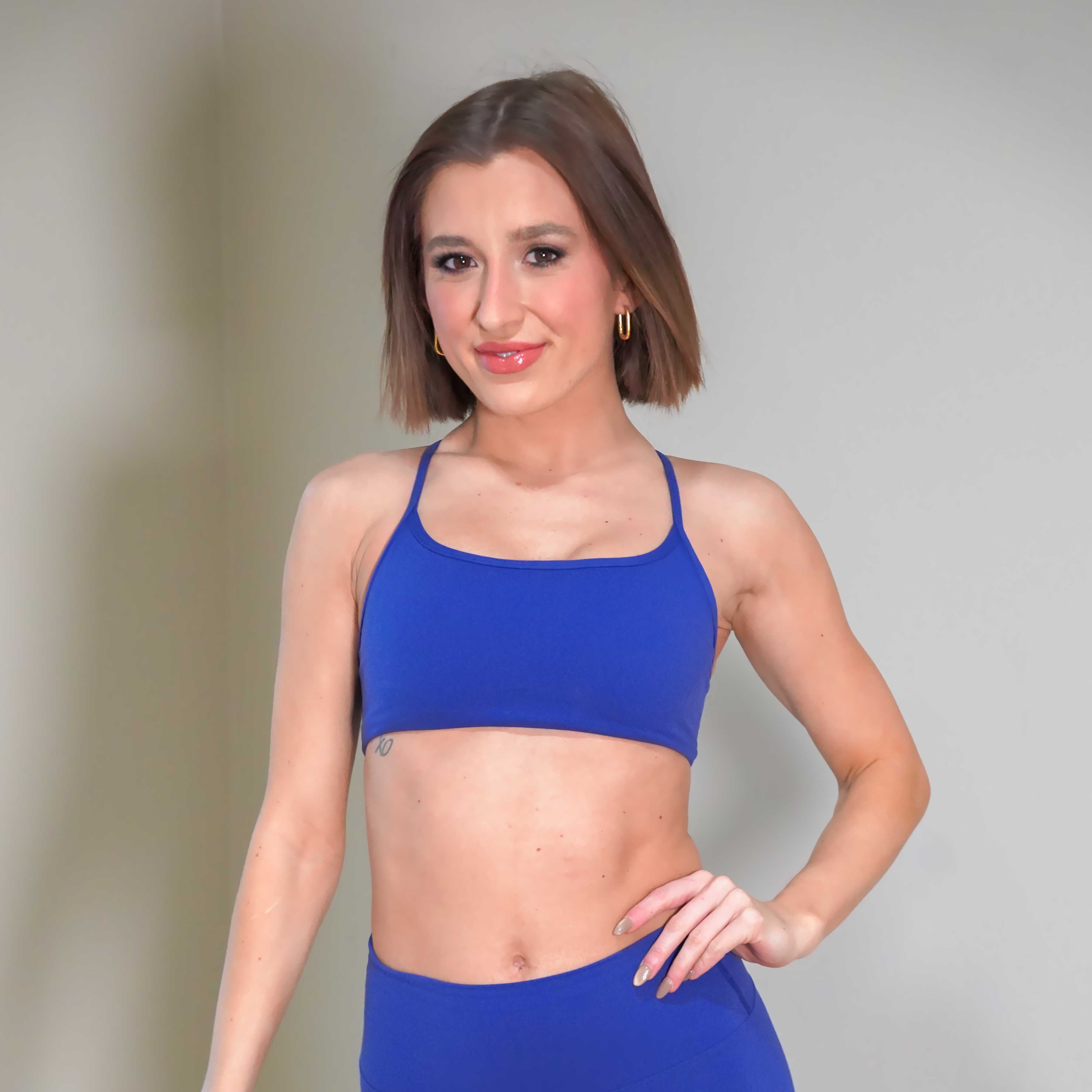 Melly's Active Open Back Sports Bra