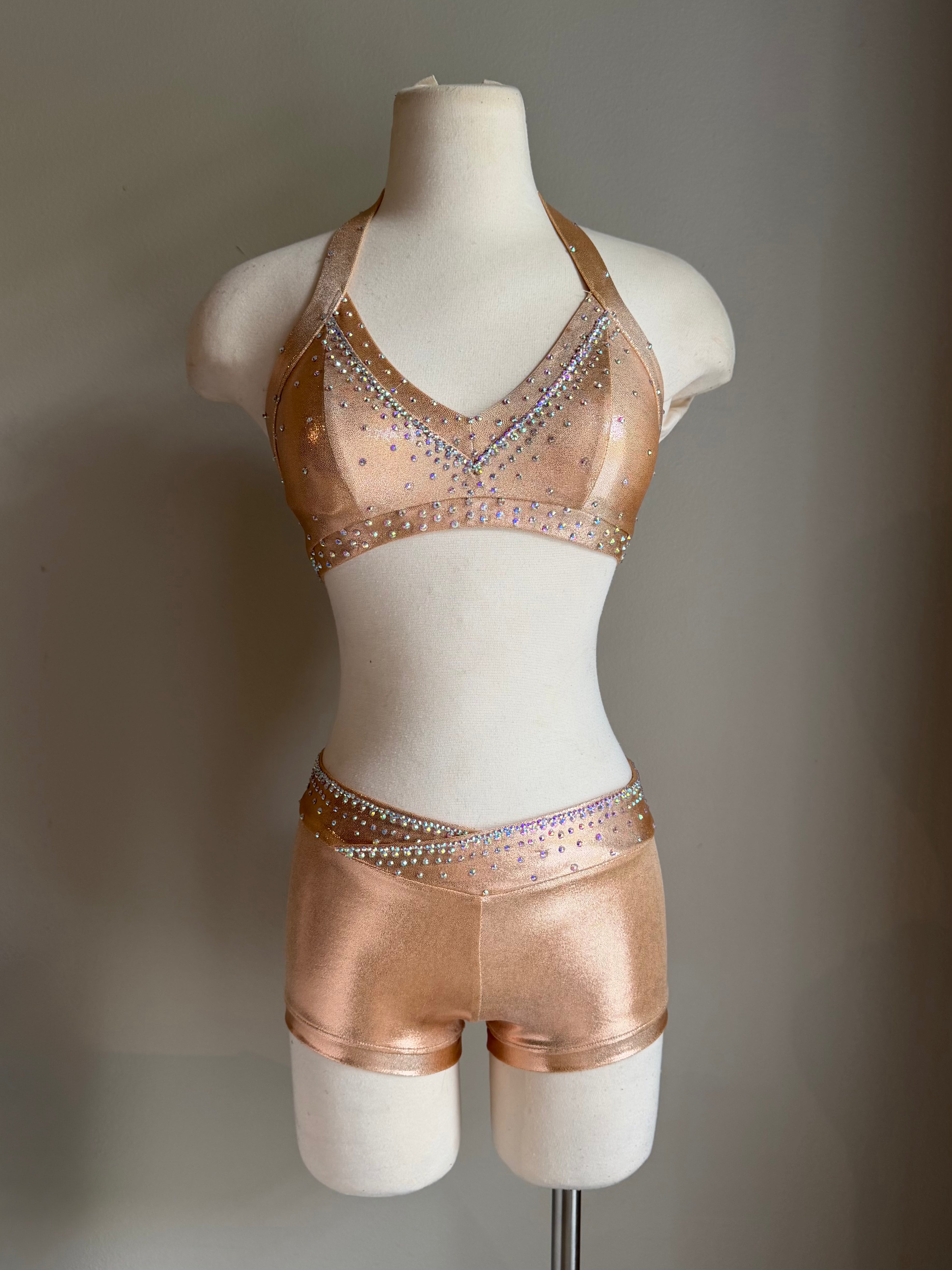 Rose Gold Metallic Sweetheart Set - Small