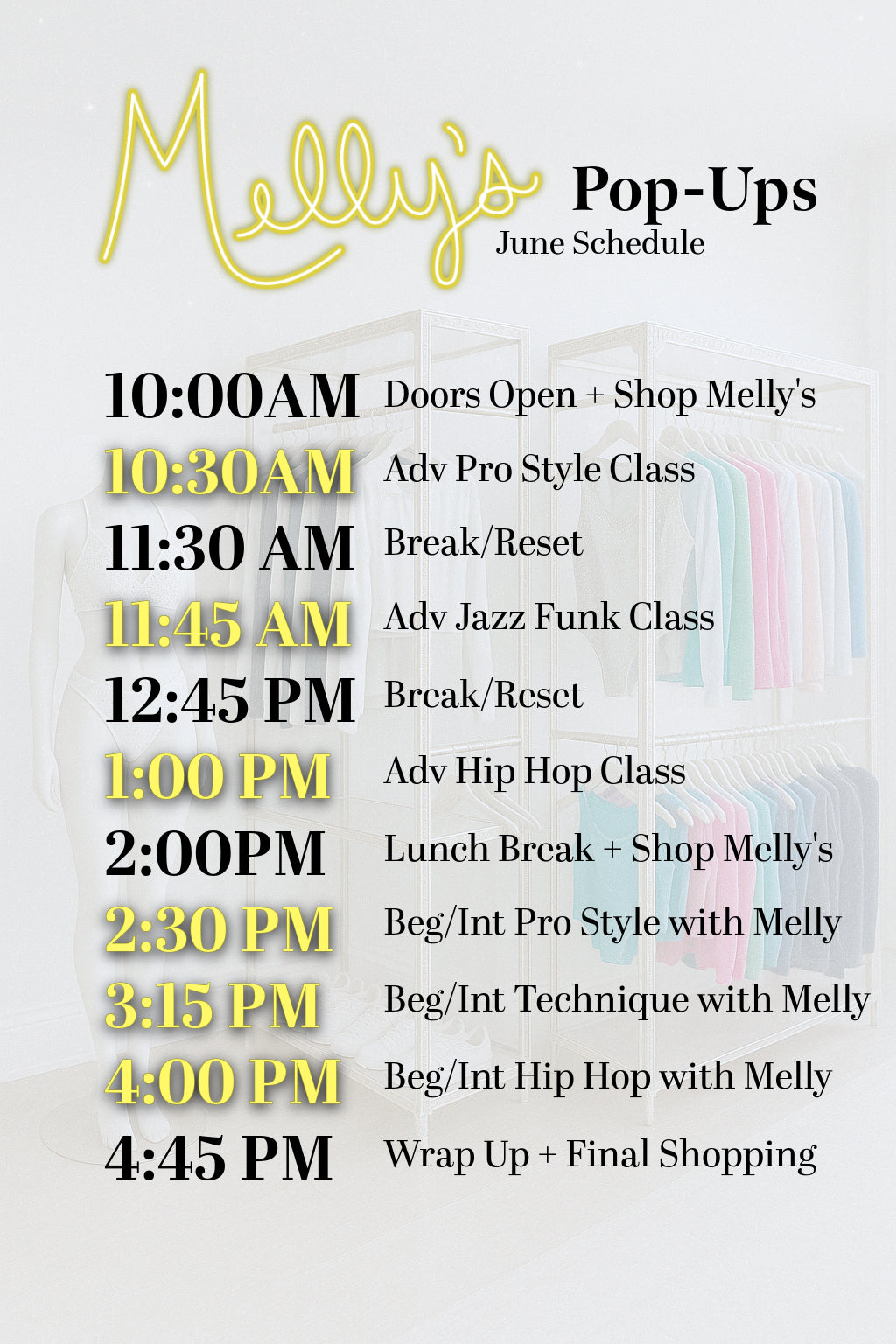 June 28th Adv Pro Style with Claire 10:30am