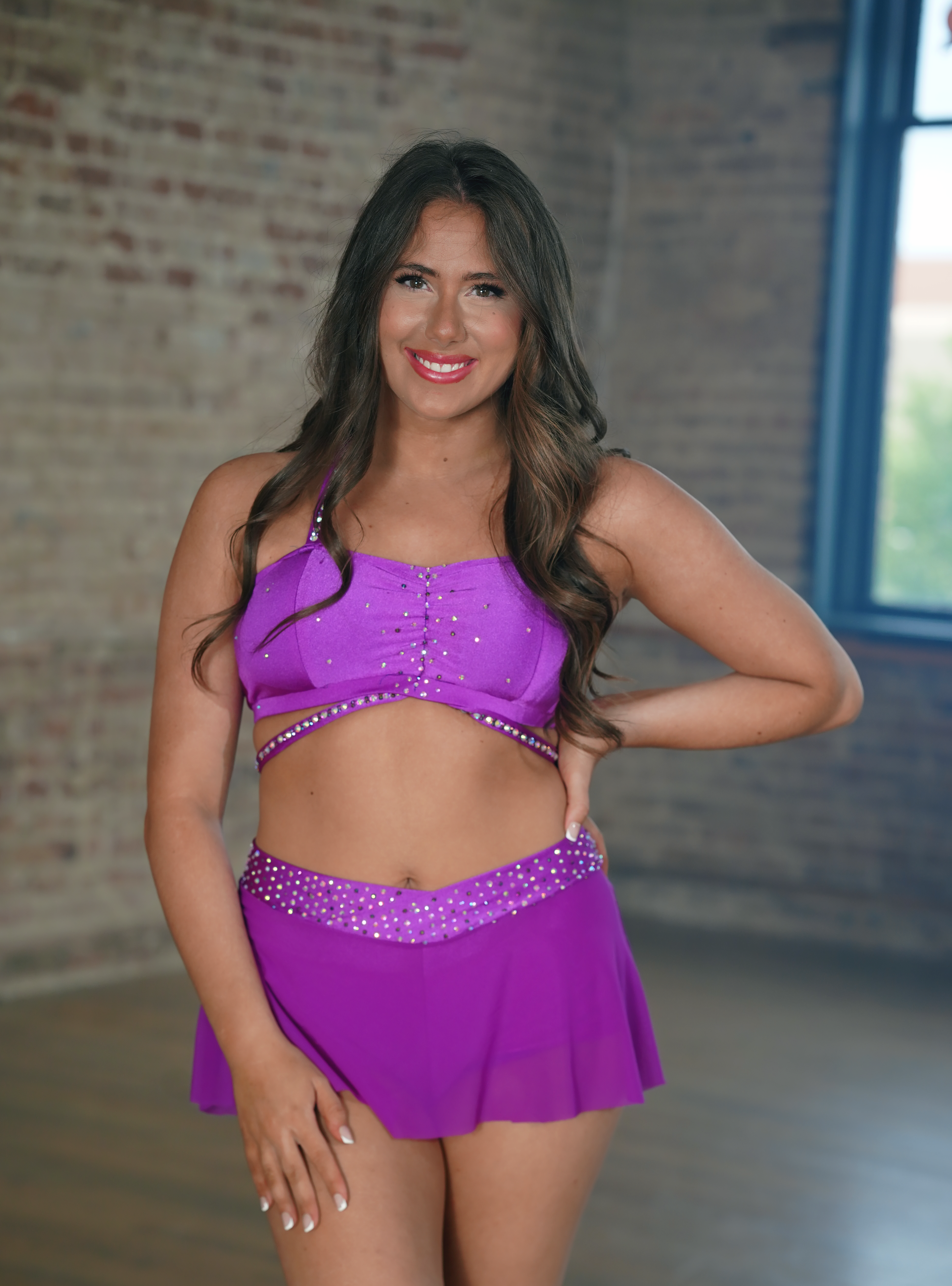 Neon Purple Skirt Audition Set - Small/Medium