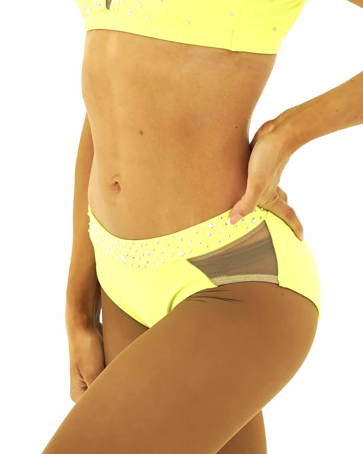 Neon Yellow Brief - X-Small